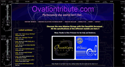 Desktop Screenshot of ovationtribute.com